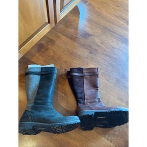Woman’s Eddie Bauer boot bundle size 9 1/2 leather
